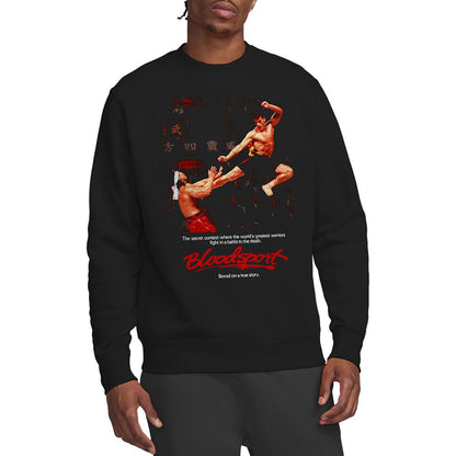 Black - Lifestyle - Bloodsport Unisex Adult Poster Sweatshirt