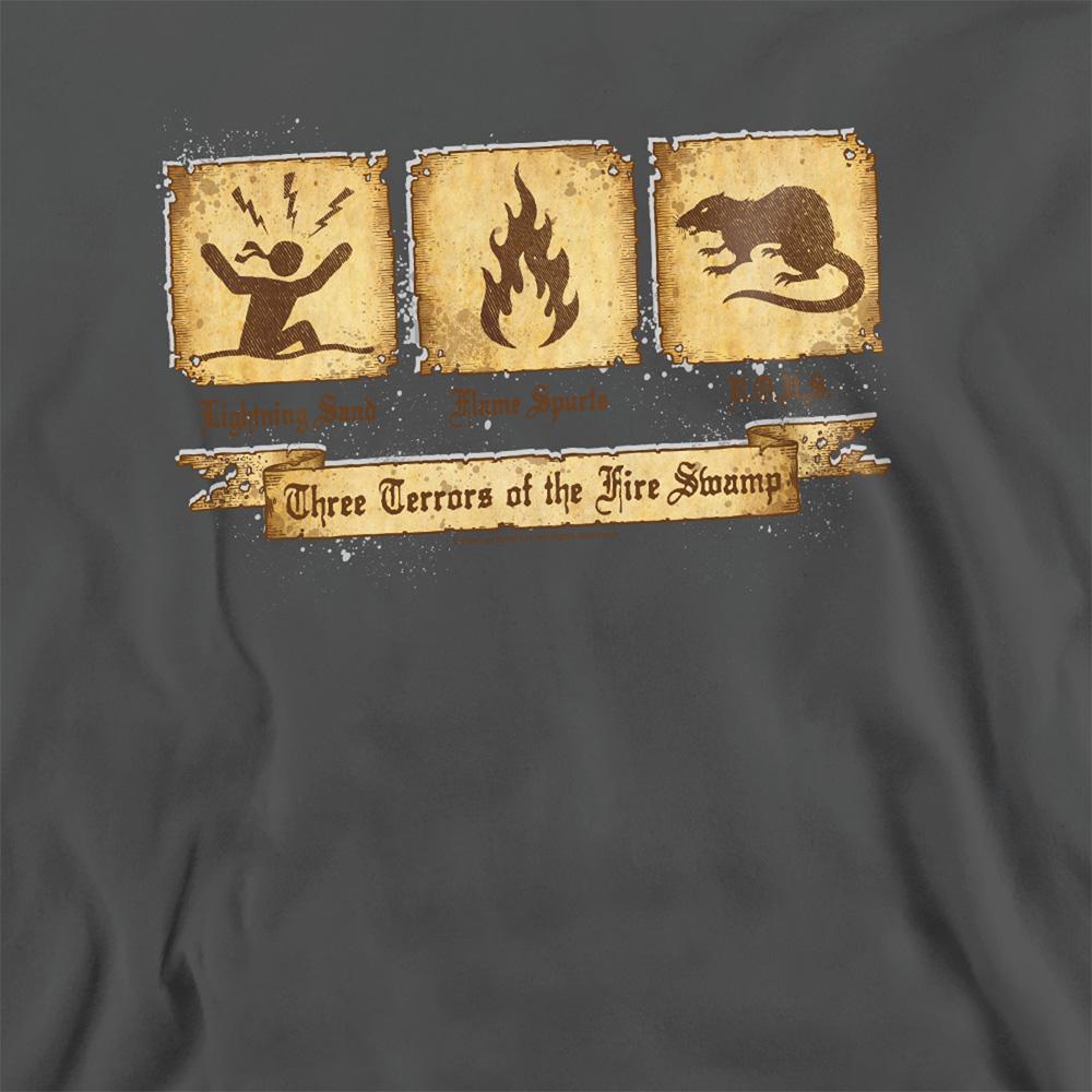 Charcoal - Side - The Princess Bride Unisex Adult Three Terrors Sweatshirt