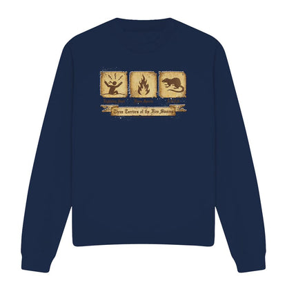 Navy - Front - The Princess Bride Unisex Adult Three Terrors Sweatshirt