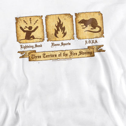 White - Side - The Princess Bride Unisex Adult Three Terrors Sweatshirt