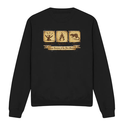 Black - Front - The Princess Bride Unisex Adult Three Terrors Sweatshirt