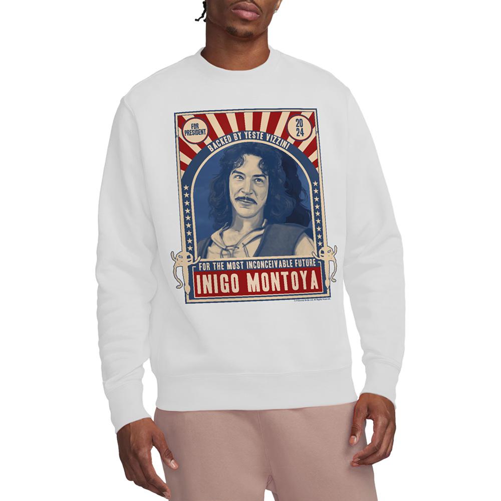 White - Lifestyle - The Princess Bride Unisex Adult For President 2024 Inigo Montoya Sweatshirt
