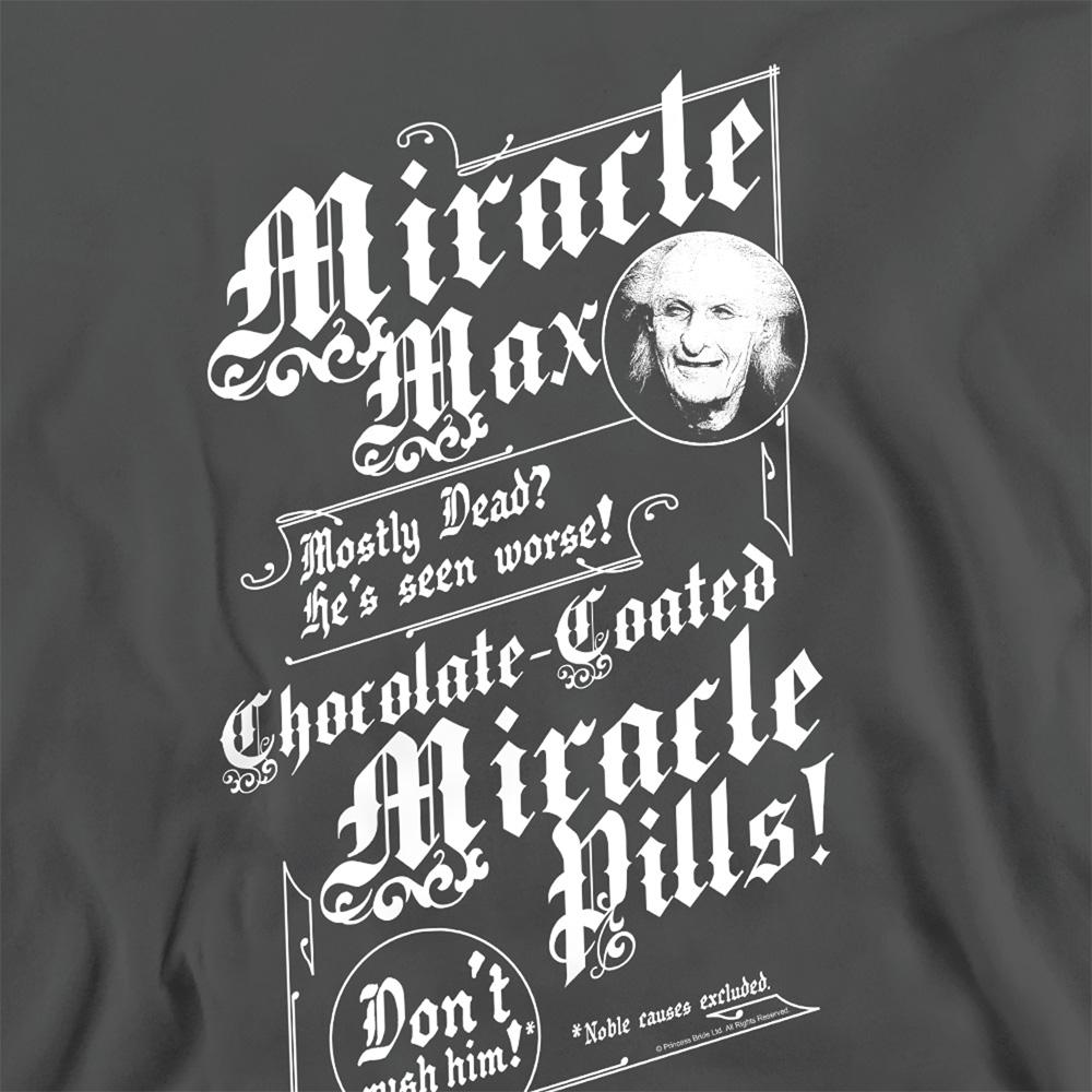 Charcoal - Side - The Princess Bride Unisex Adult Miracle Max Sweatshirt