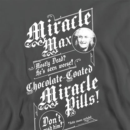 Charcoal - Side - The Princess Bride Unisex Adult Miracle Max Sweatshirt