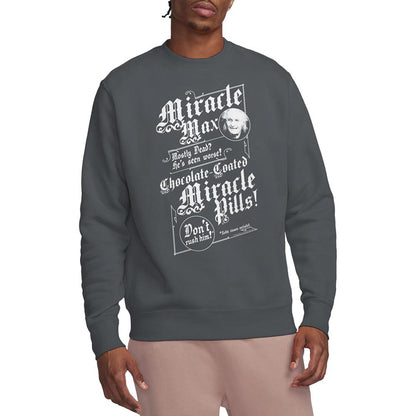 Charcoal - Lifestyle - The Princess Bride Unisex Adult Miracle Max Sweatshirt