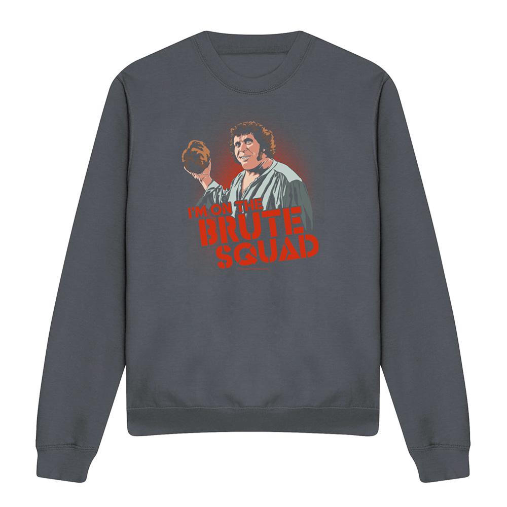 Charcoal - Front - The Princess Bride Unisex Adult I´m On The Brute Squad Sweatshirt