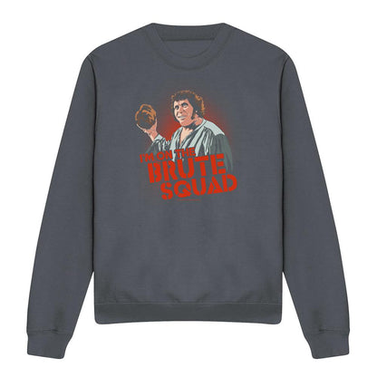 Charcoal - Front - The Princess Bride Unisex Adult I´m On The Brute Squad Sweatshirt