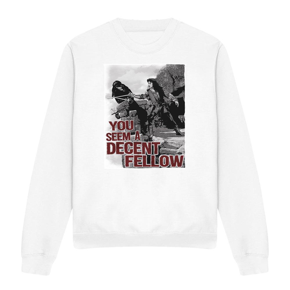 White - Front - The Princess Bride Unisex Adult Fellow Sweatshirt
