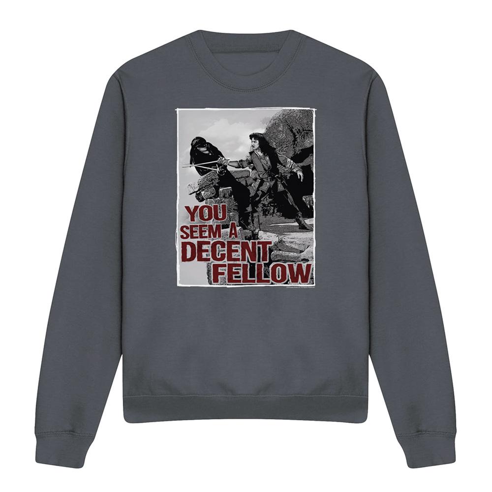 Charcoal - Front - The Princess Bride Unisex Adult Fellow Sweatshirt