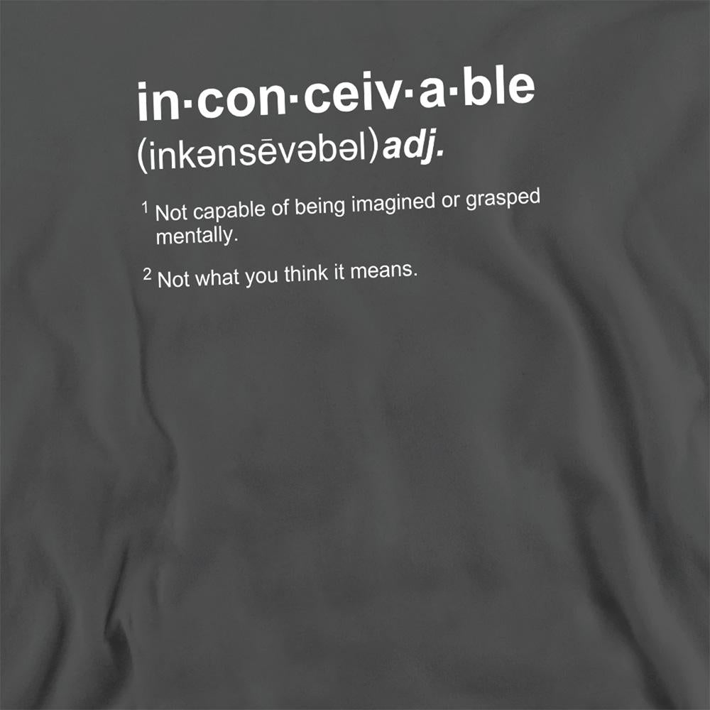 Charcoal - Side - The Princess Bride Unisex Adult Definition Sweatshirt