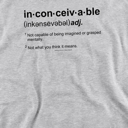 Athletic Heather - Side - The Princess Bride Unisex Adult Definition Sweatshirt