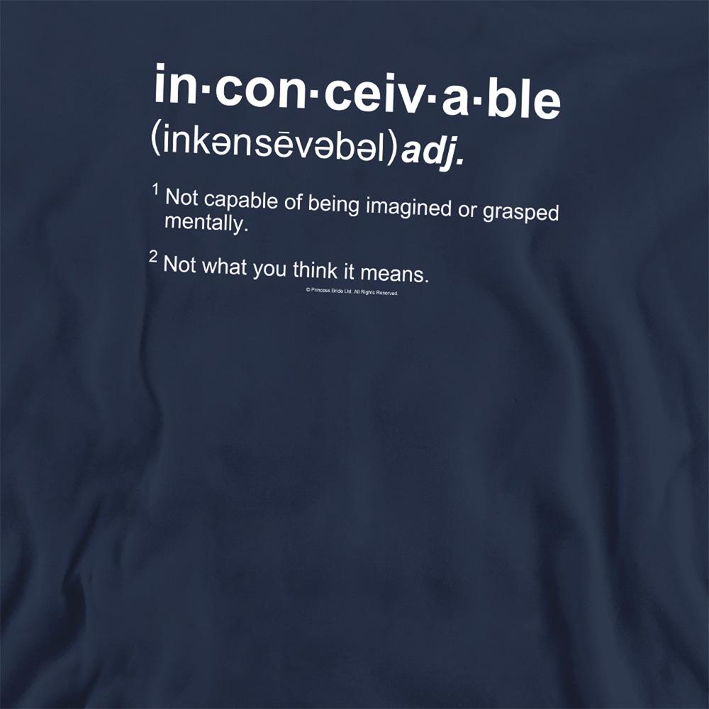 Navy - Side - The Princess Bride Unisex Adult Definition Sweatshirt