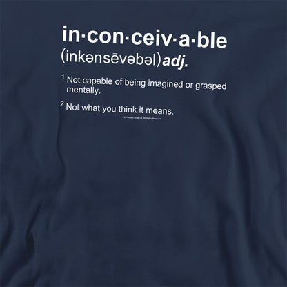Navy - Side - The Princess Bride Unisex Adult Definition Sweatshirt