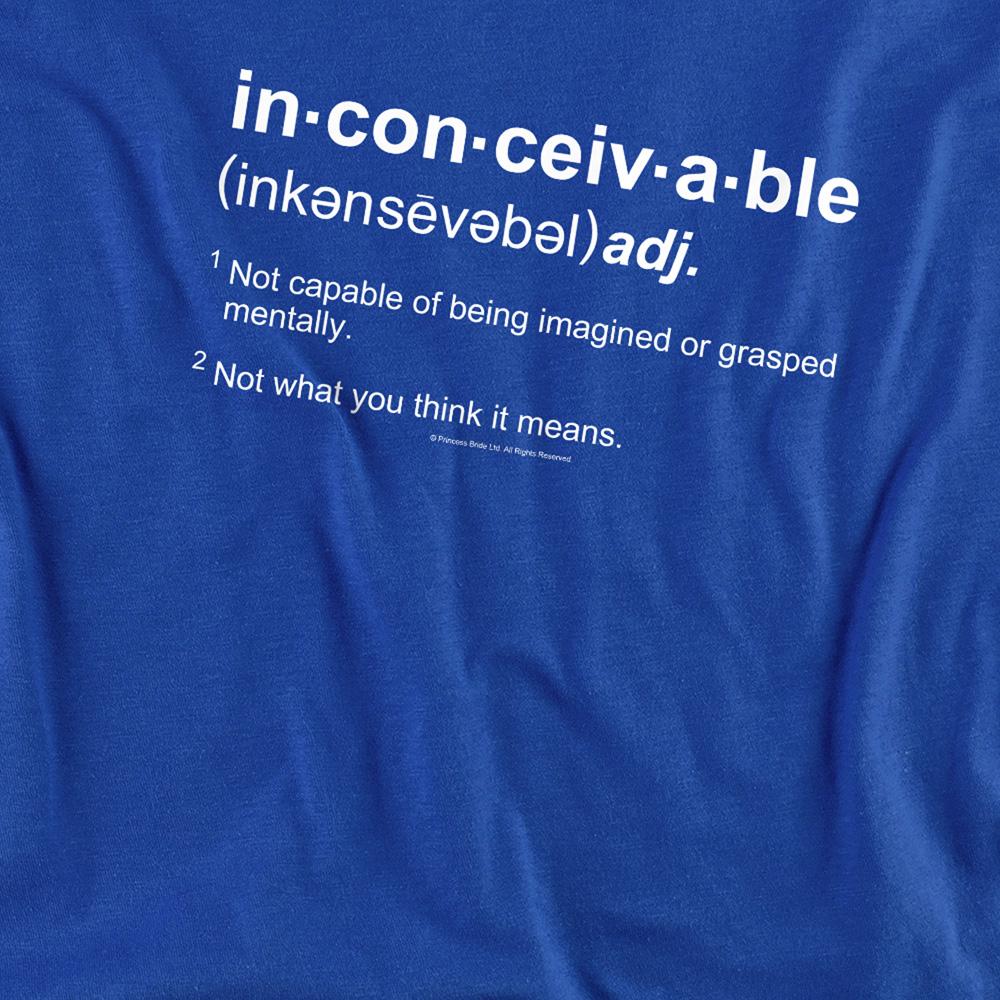 Royal Blue - Side - The Princess Bride Unisex Adult Definition Sweatshirt