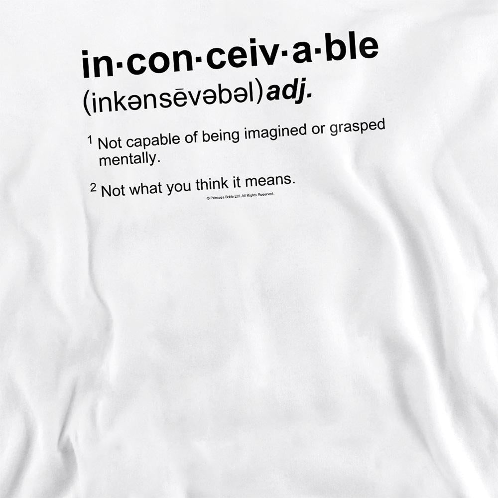 White - Side - The Princess Bride Unisex Adult Definition Sweatshirt