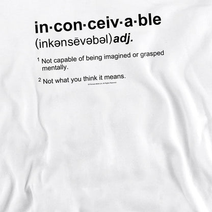 White - Side - The Princess Bride Unisex Adult Definition Sweatshirt