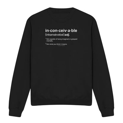 Black - Front - The Princess Bride Unisex Adult Definition Sweatshirt