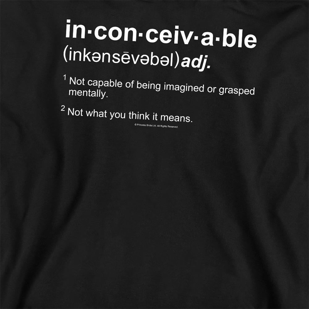 Black - Side - The Princess Bride Unisex Adult Definition Sweatshirt