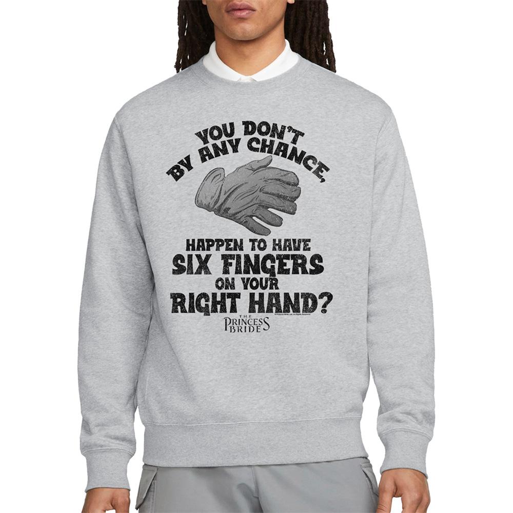 Athletic Heather - Lifestyle - The Princess Bride Unisex Adult By Chance 6 Fingered Gloves Sweatshirt