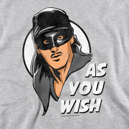 Athletic Heather - Side - The Princess Bride Unisex Adult As You Wish Sweatshirt