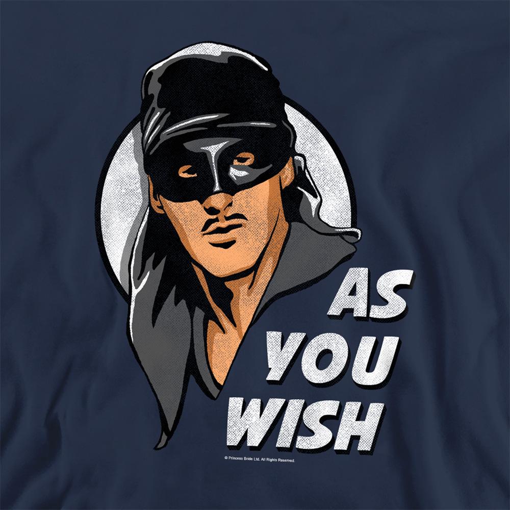 Navy - Side - The Princess Bride Unisex Adult As You Wish Sweatshirt