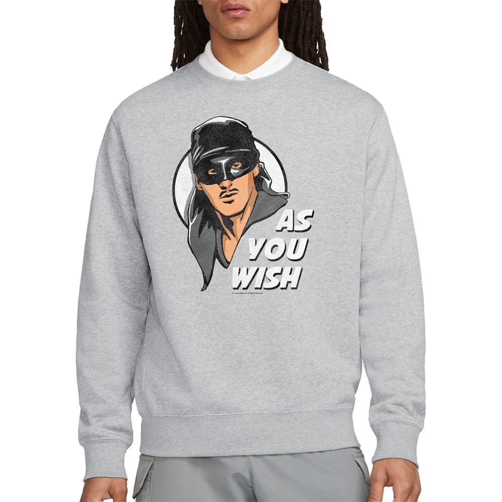 Athletic Heather - Lifestyle - The Princess Bride Unisex Adult As You Wish Sweatshirt