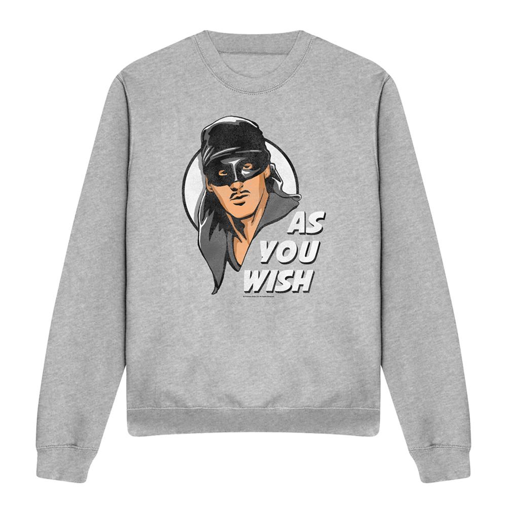 Athletic Heather - Front - The Princess Bride Unisex Adult As You Wish Sweatshirt