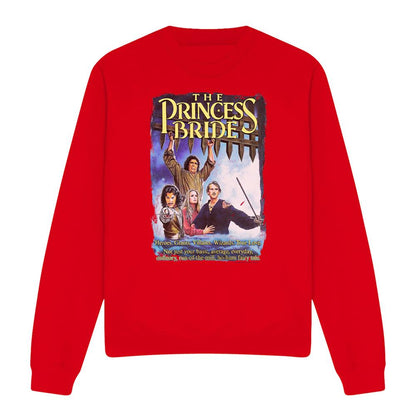 Red - Front - The Princess Bride Unisex Adult Poster Sweatshirt