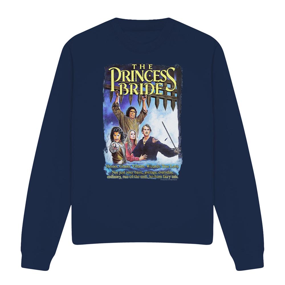 Navy - Front - The Princess Bride Unisex Adult Poster Sweatshirt