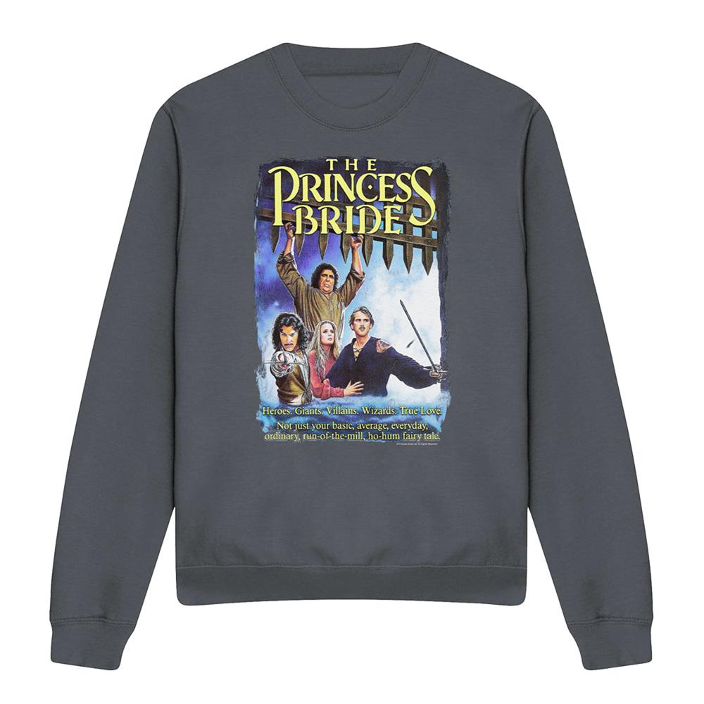 Charcoal - Front - The Princess Bride Unisex Adult Poster Sweatshirt