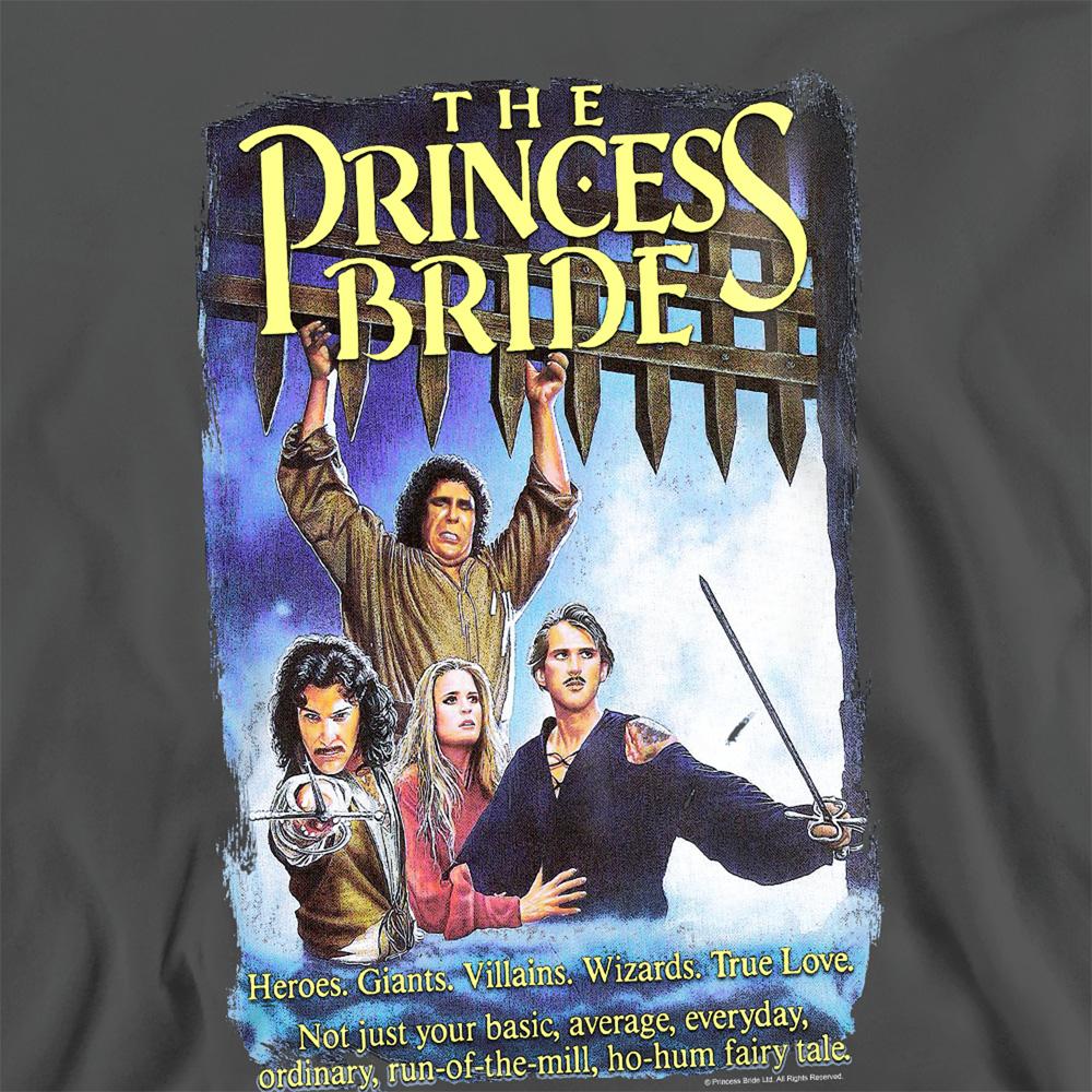 Charcoal - Side - The Princess Bride Unisex Adult Poster Sweatshirt