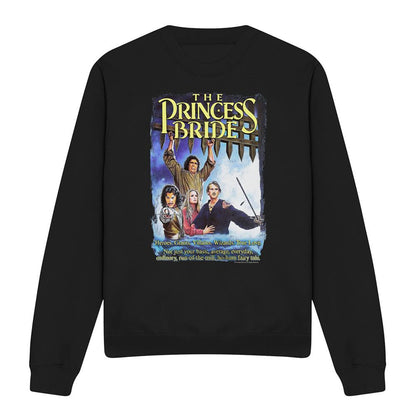 Black - Front - The Princess Bride Unisex Adult Poster Sweatshirt