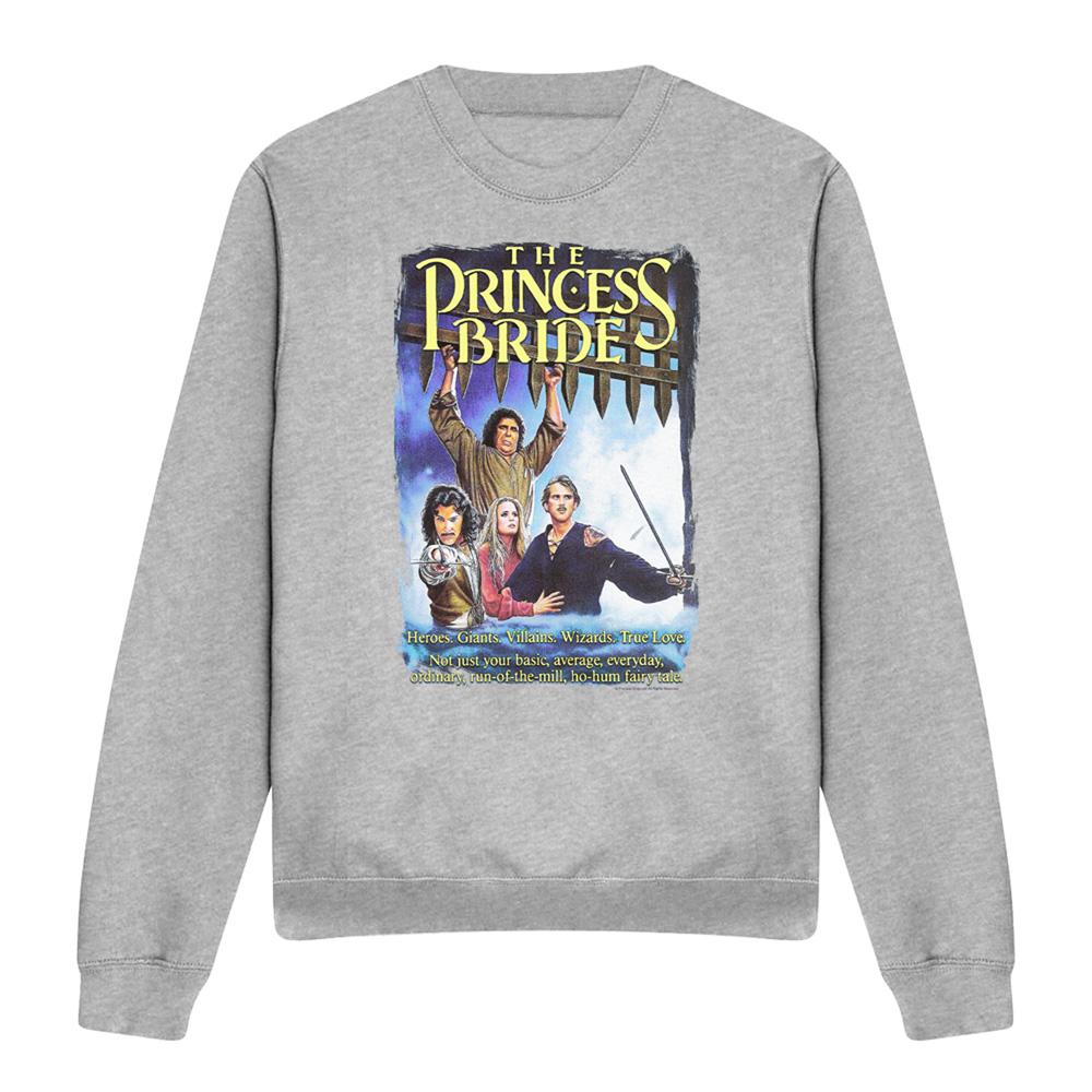 Athletic Heather - Front - The Princess Bride Unisex Adult Poster Sweatshirt