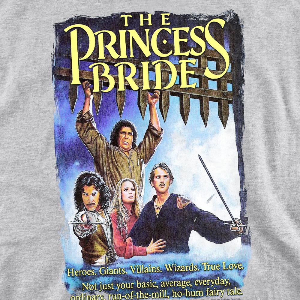 Athletic Heather - Side - The Princess Bride Unisex Adult Poster Sweatshirt