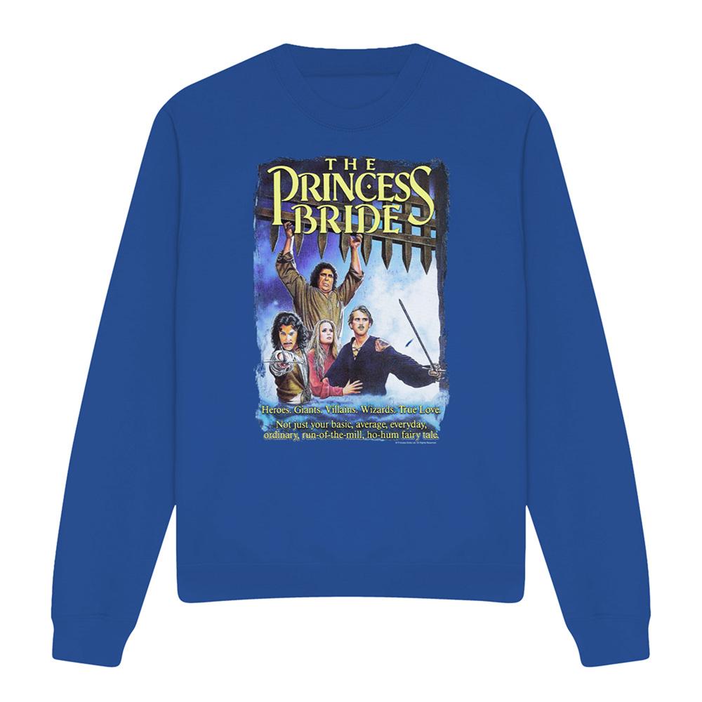 Royal Blue - Front - The Princess Bride Unisex Adult Poster Sweatshirt