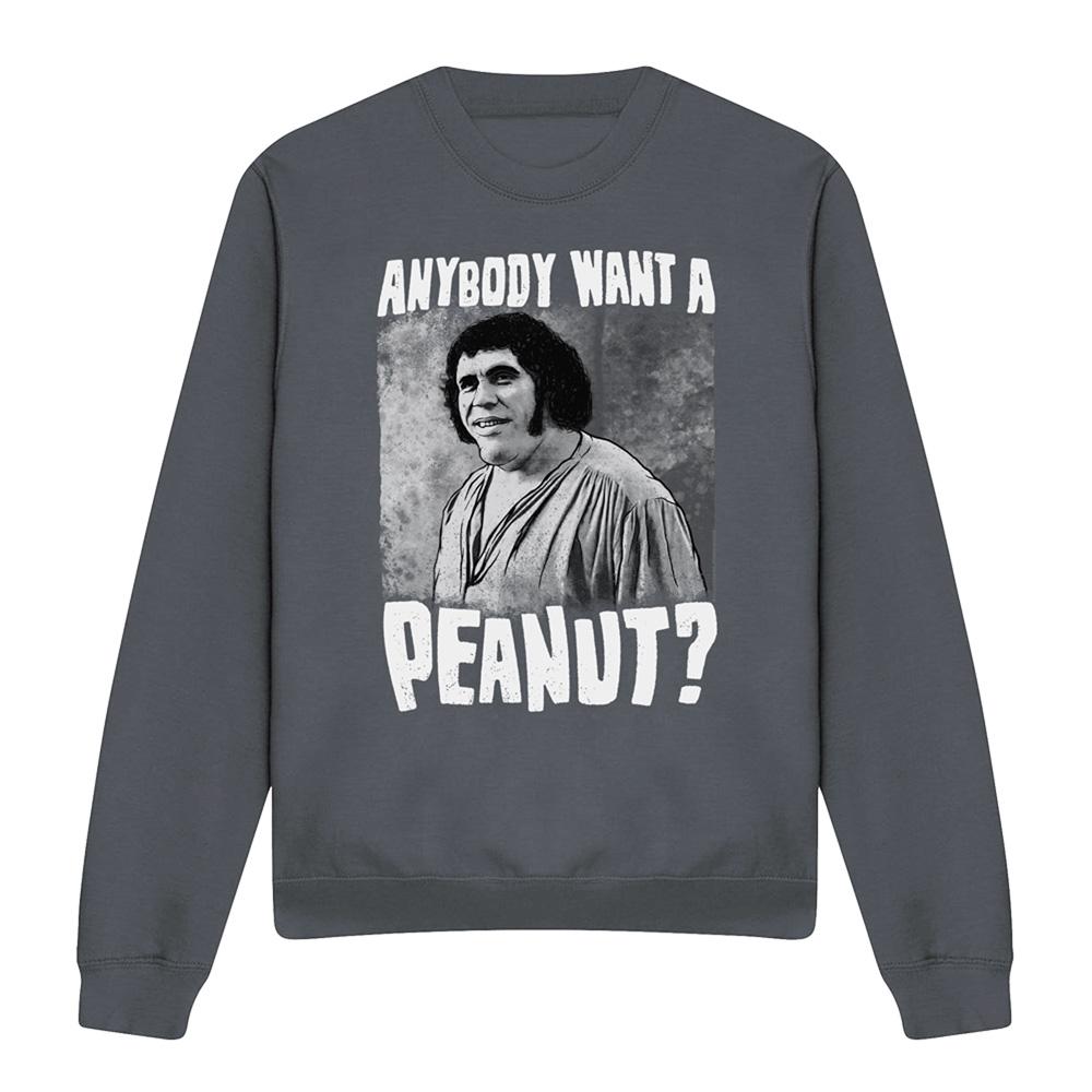 Charcoal - Front - The Princess Bride Unisex Adult A Giant Snack Sweatshirt