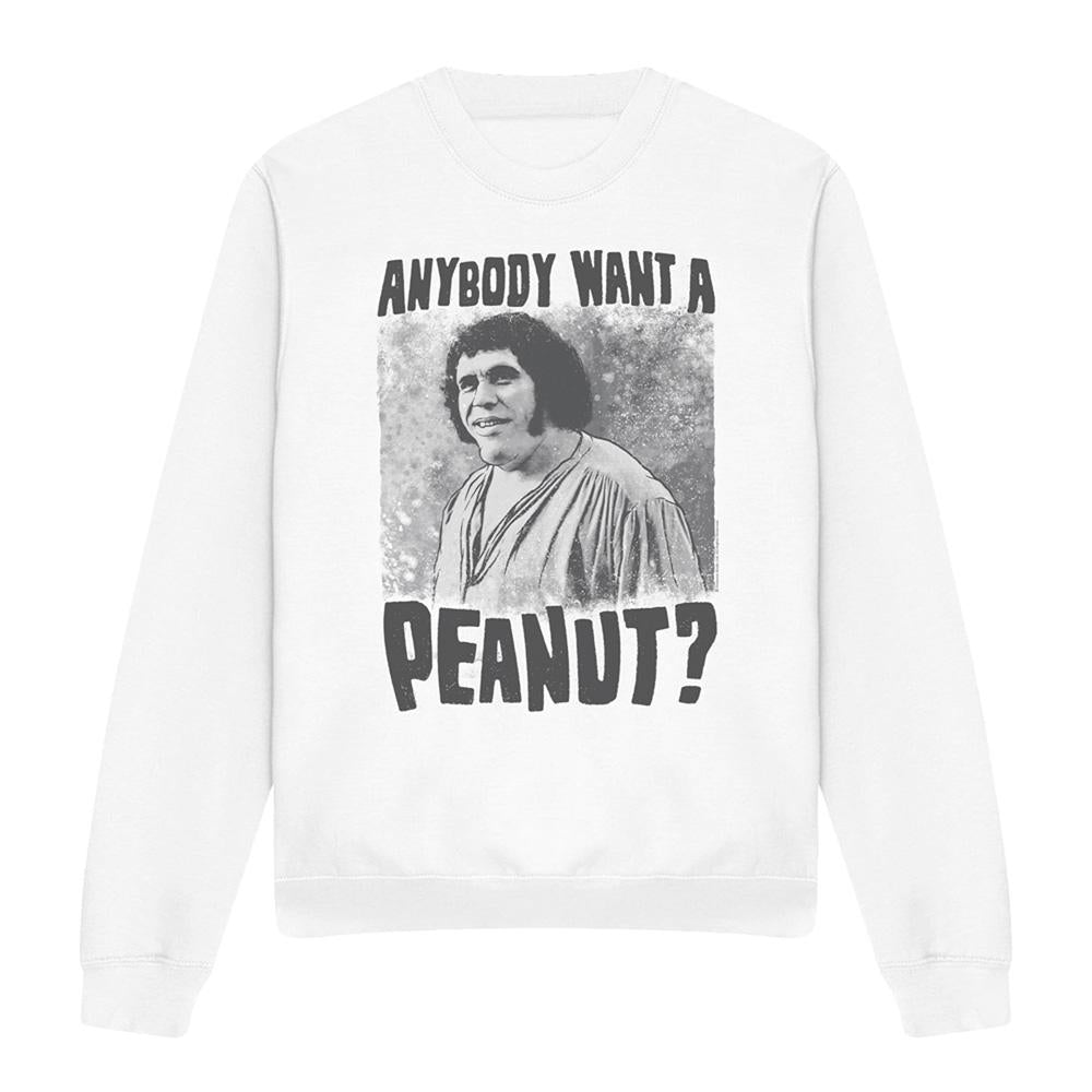 White - Front - The Princess Bride Unisex Adult A Giant Snack Sweatshirt