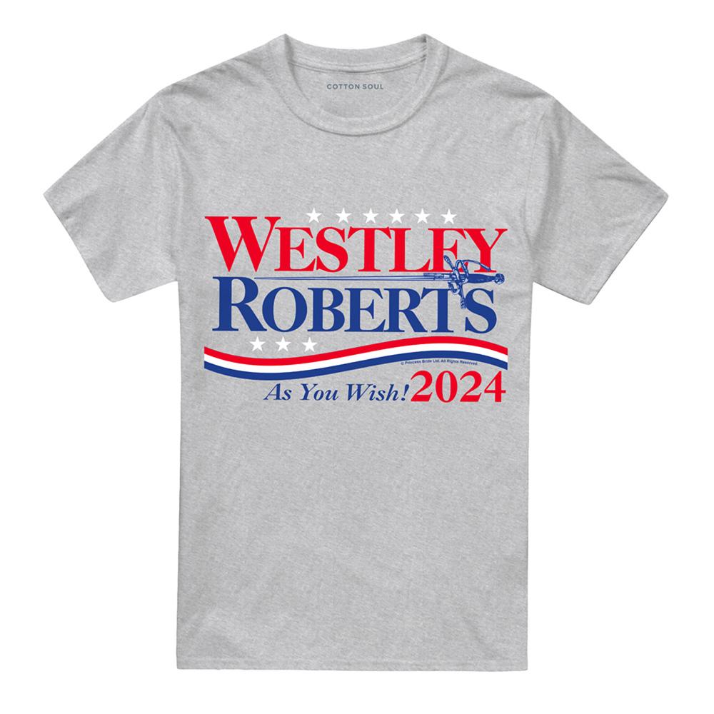 Athletic - Front - The Princess Bride Unisex Adult Westley Roberts As You Wish 2024 Westley T-Shirt
