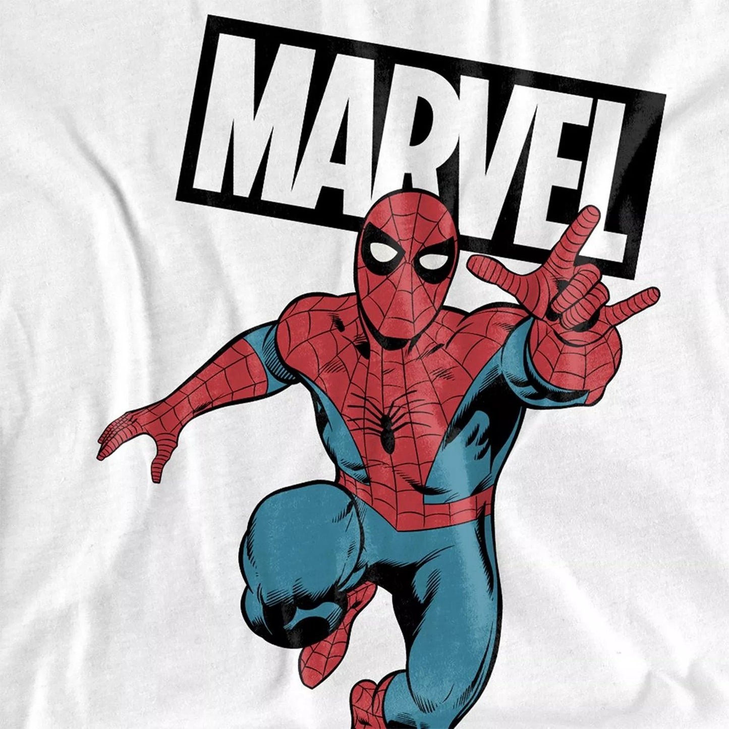 White - Side - Spider-Man Mens Jump T-Shirt