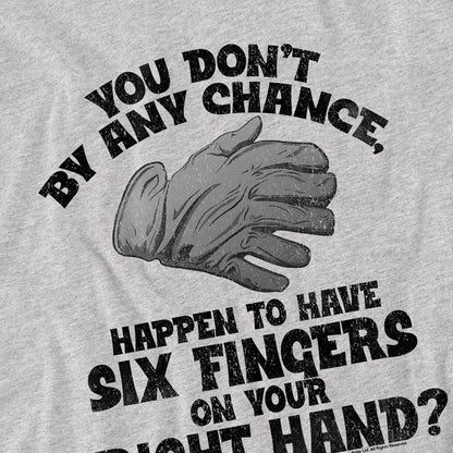 Athletic - Side - The Princess Bride Unisex Adult By Chance Six Fingered Glove T-Shirt