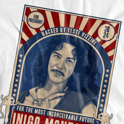 White - Side - The Princess Bride Unisex Adult For President 24 Inigo Montoya T-Shirt