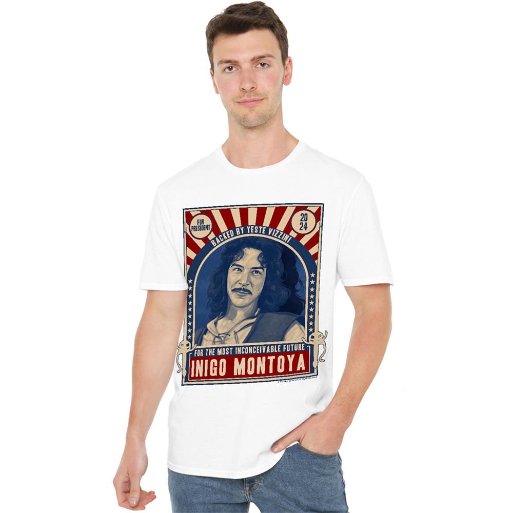 White - Lifestyle - The Princess Bride Unisex Adult For President 24 Inigo Montoya T-Shirt