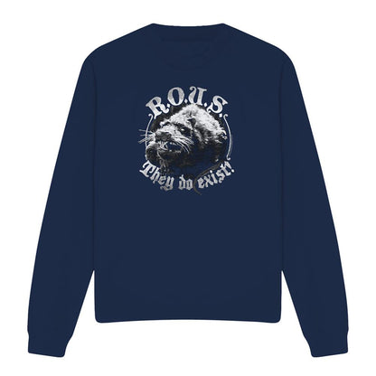 Navy - Front - The Princess Bride Unisex Adult They Do Exist Sweatshirt
