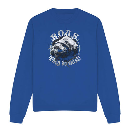 Royal Blue - Front - The Princess Bride Unisex Adult They Do Exist Sweatshirt