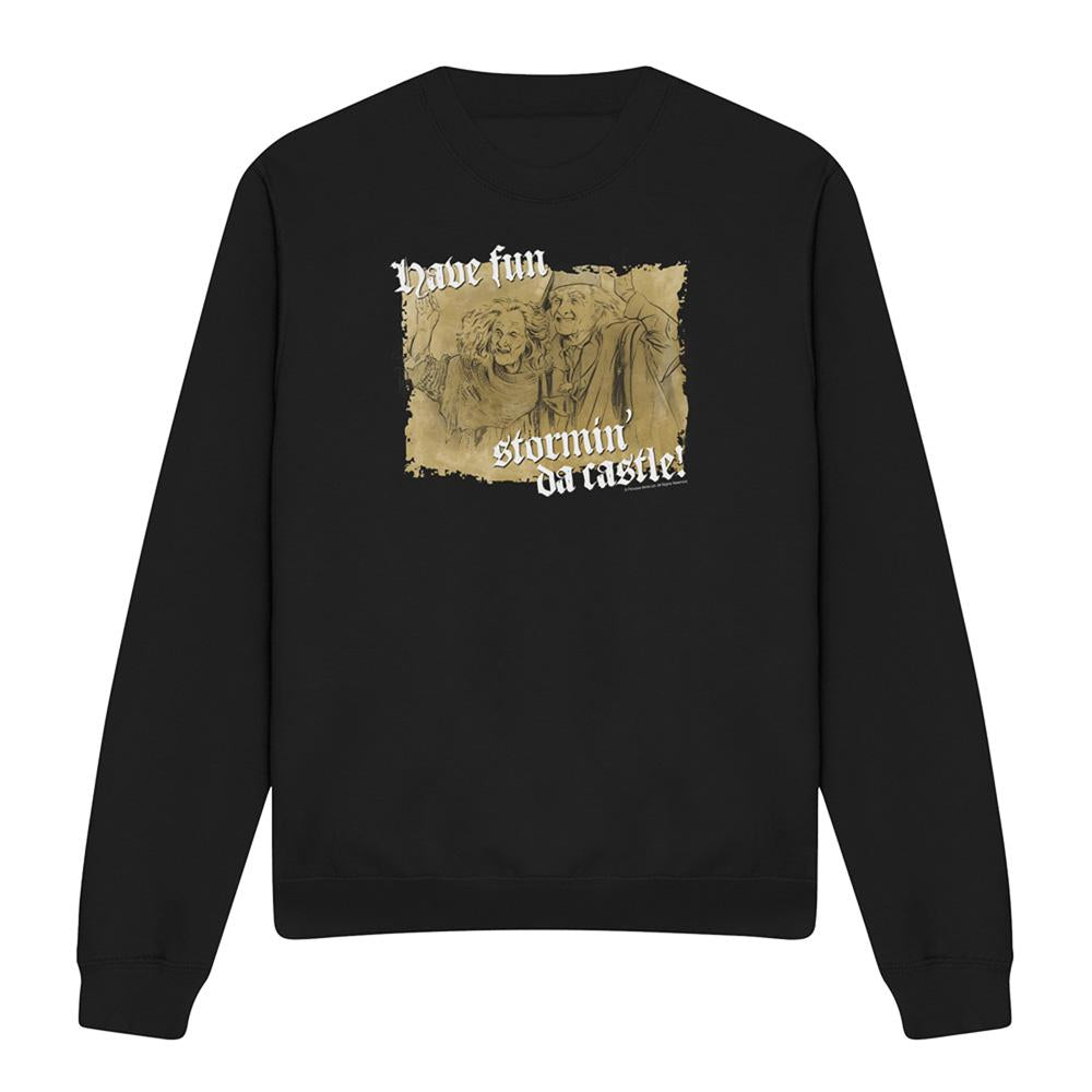 Black - Front - The Princess Bride Unisex Adult Stormin Da Castle Sweatshirt