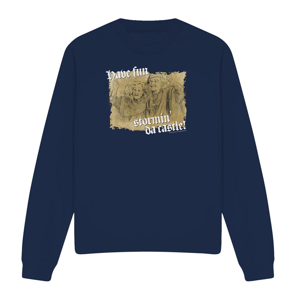 Navy - Front - The Princess Bride Unisex Adult Stormin Da Castle Sweatshirt