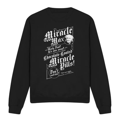 Black - Front - The Princess Bride Unisex Adult Miracle Max Sweatshirt