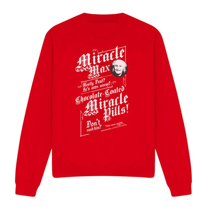 Red - Front - The Princess Bride Unisex Adult Miracle Max Sweatshirt