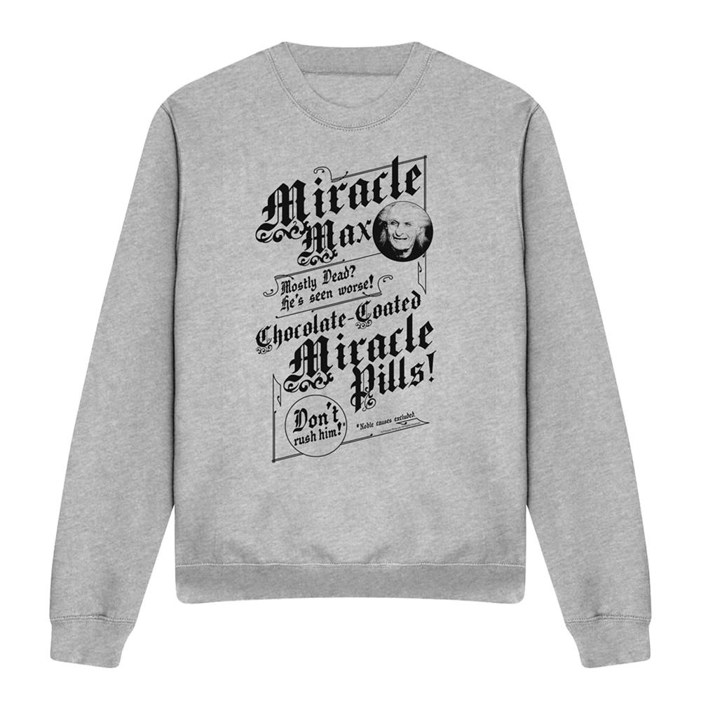 Athletic Heather - Front - The Princess Bride Unisex Adult Miracle Max Sweatshirt