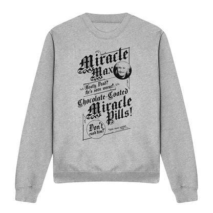 Athletic Heather - Front - The Princess Bride Unisex Adult Miracle Max Sweatshirt